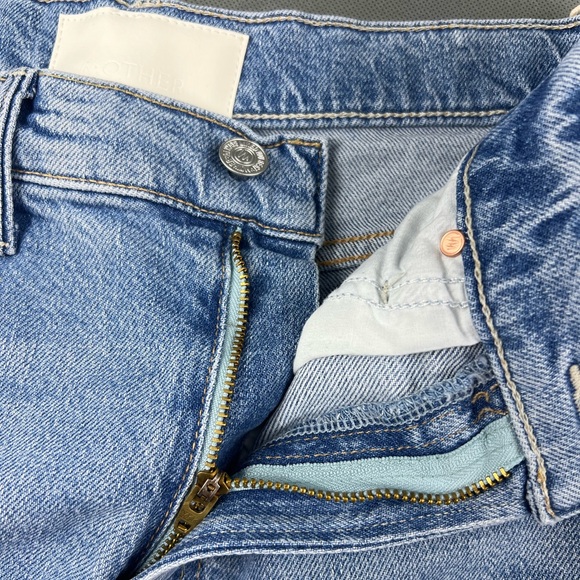 NWT MOTHER The Lasso Sneak High Rise Jeans in Sow Surreal Sz 28 - Picture 6 of 14